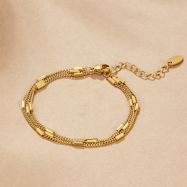 Pulseira Sabina Triplo Sobreposto