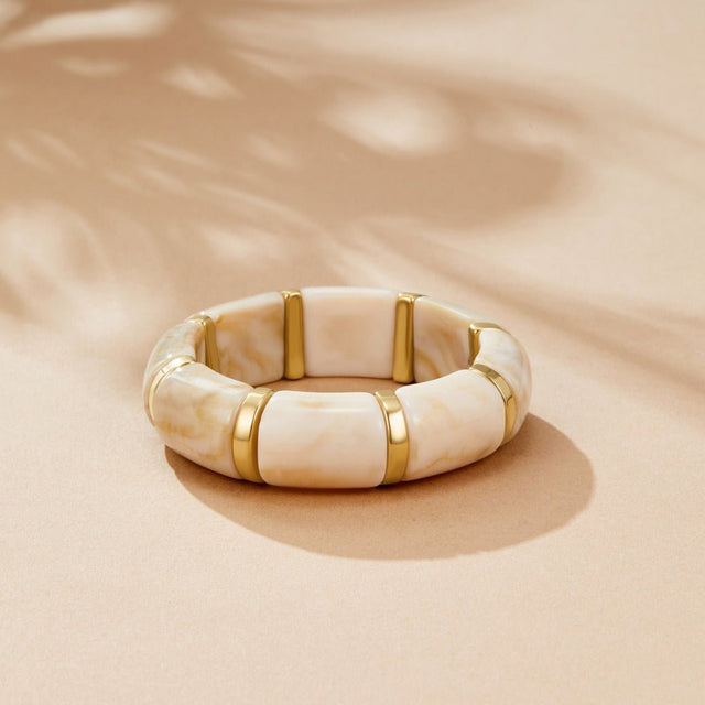 Pulseira Sabina Branco Marbled