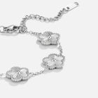 Pulseira Trevo Prateado