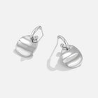 Brincos Disco Pendente Prateado