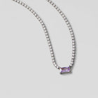 Colar Luxe Cristal Prateado
