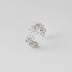 Anel Wildflower Infinito Prateado