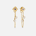 Brincos Starburst Cristal Pendente