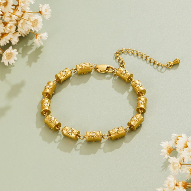 Pulseira Stellar Barrel Dourado