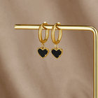 Brincos Tainted Hearts Argola