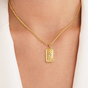 Colar com Pendente Tarot "The Sun"