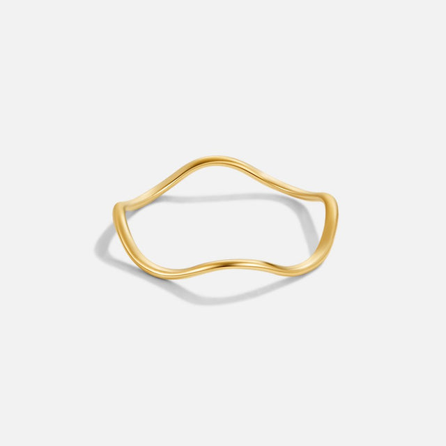 Anel Tina Stack Dourado