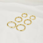 Brincos Triplo Argola Conjunto