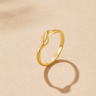 Anel Torcido Athena Dourado