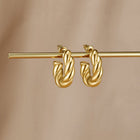 Brincos Torcido Felicity Argola