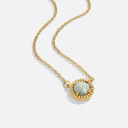 Colar Vintage Round Amazonite