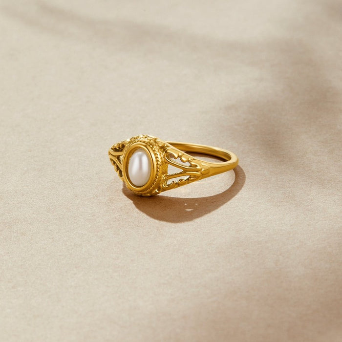 Anel Vintage Royal Pérola