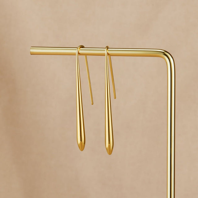 Brincos Zia Pendente Dourado