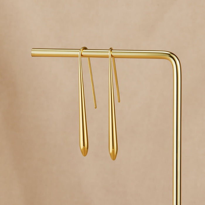 Brincos Zia Pendente Dourado